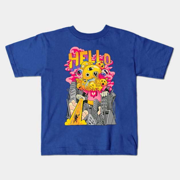 Social Issues Kids T-Shirt by Madkobra